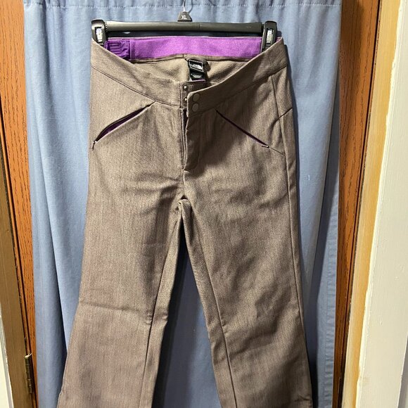 THE NORTH FACE Fitted Ski Snowboard Pant Womens Small - Gray - Picture 1 of 6